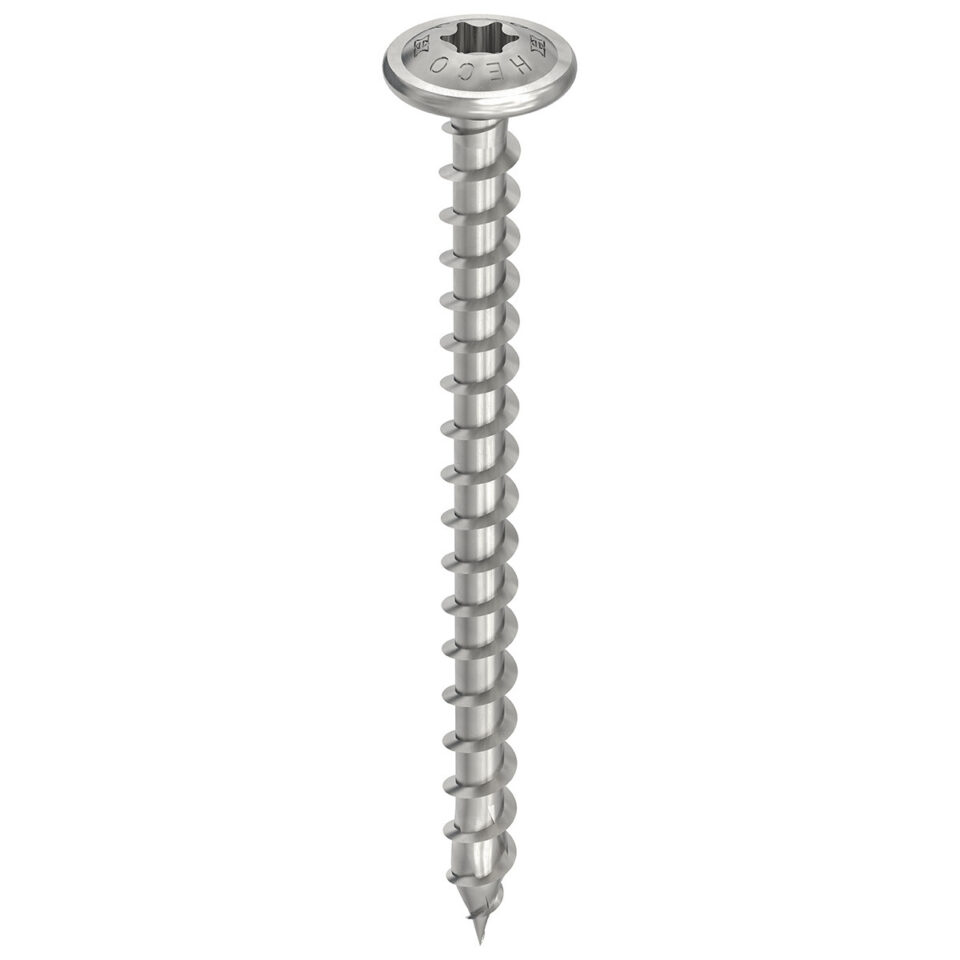 K2 1000642 Selbstbohrende Holzbauschraube mit Tellerkopf 8x80