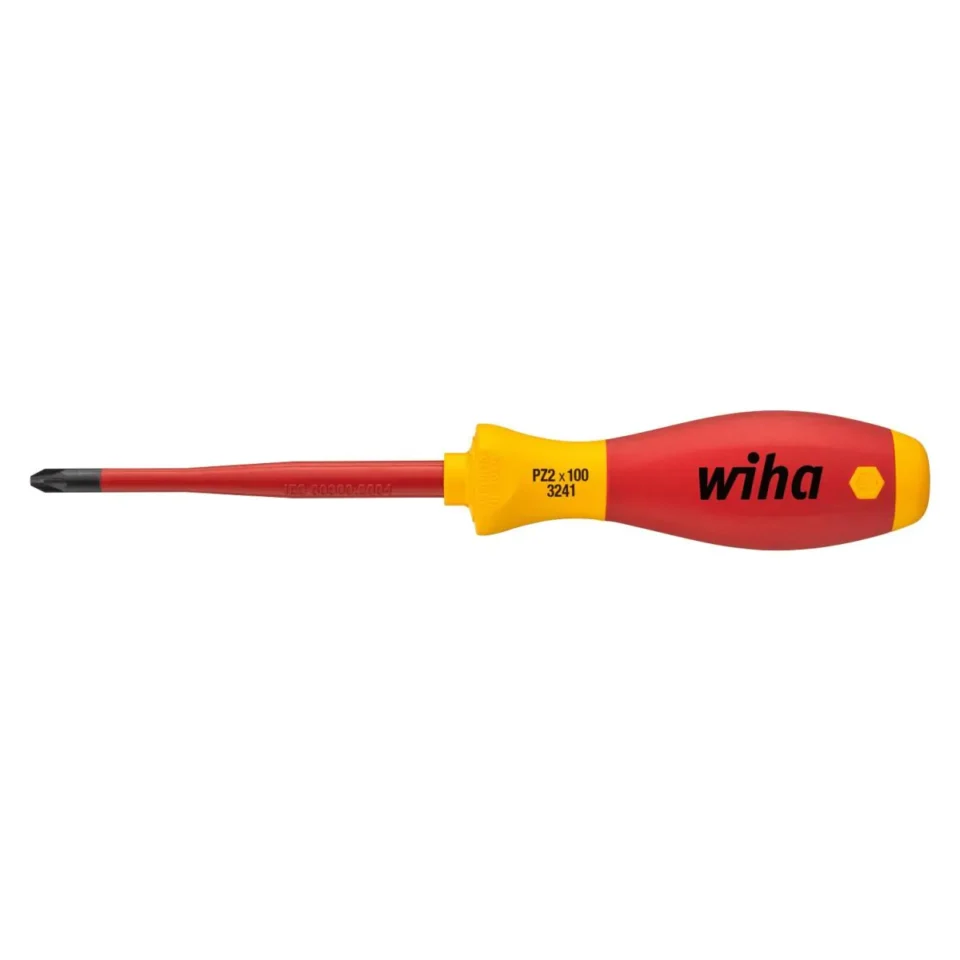 WIHA SoftFinish Electric slimFix Pozidriv Schraubendreher 3241 PZ2x100  22035396