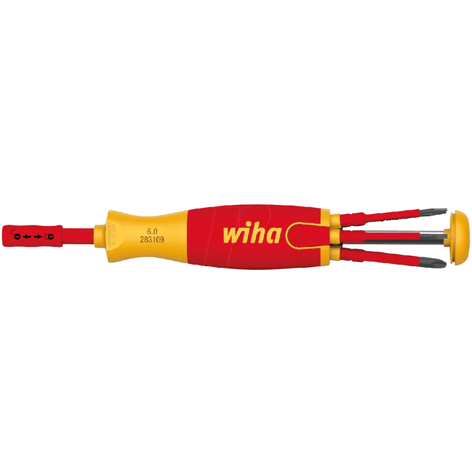 WIHA Schraubendreher mit 6 slimBits Magazin LiftUp 22038611