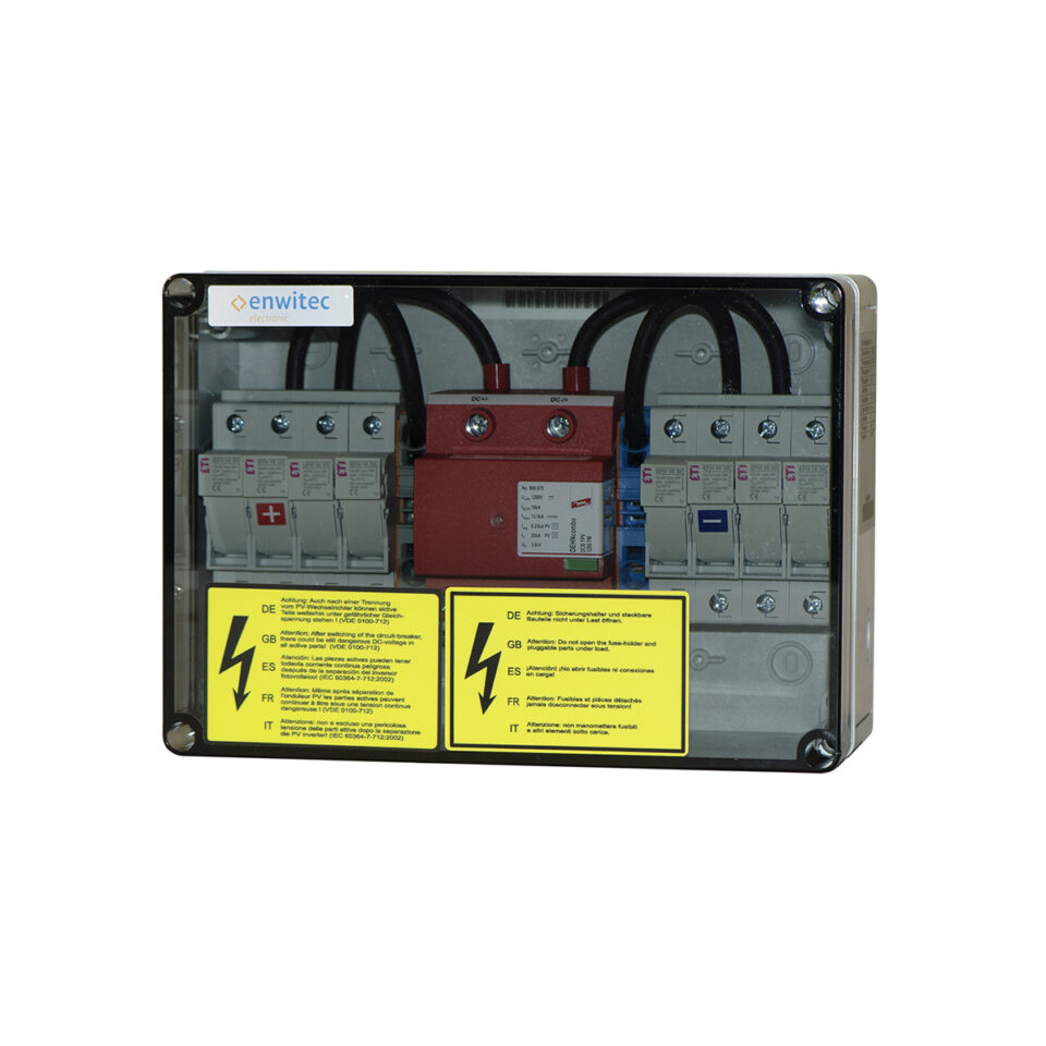 enwitec 10013101 Generatoranschlusskasten 1 MPPT 3-4 Stränge SPD Typ 1/2