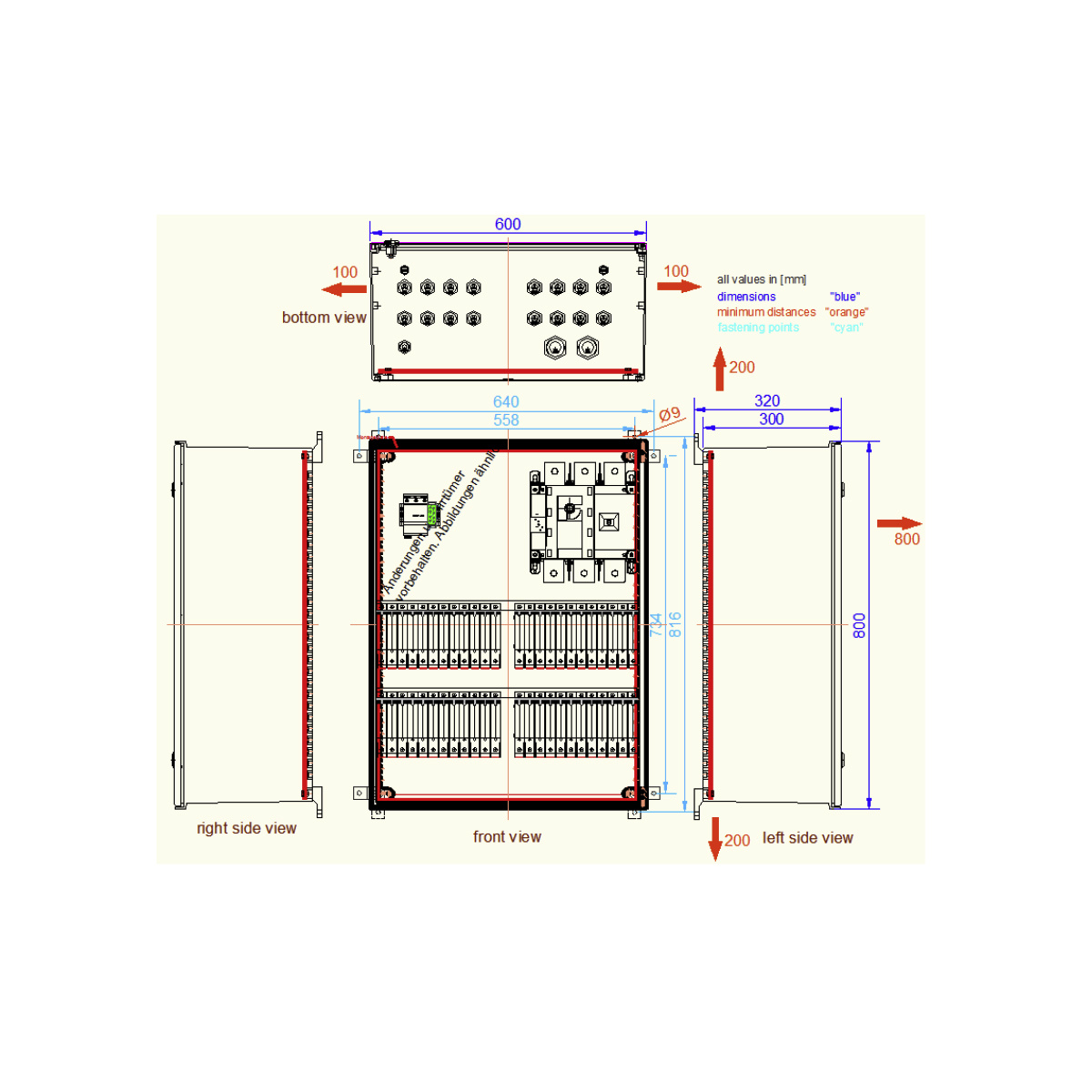 enwitec 10014451 Generatoranschlusskasten 1 MPPT 21-24 Stränge SPD Typ 1/2 1.500 V