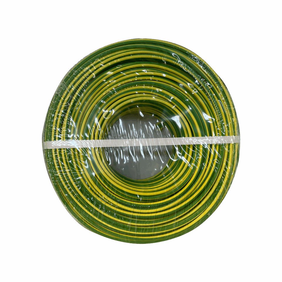 1 × 6 mm² H07V-K Grün/Gelb – 1 Meter