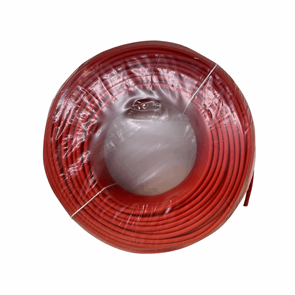 1 × 6 mm² Solar-Kabel H1Z2Z2-K EN 50618 Rot DCA – 1 Meter