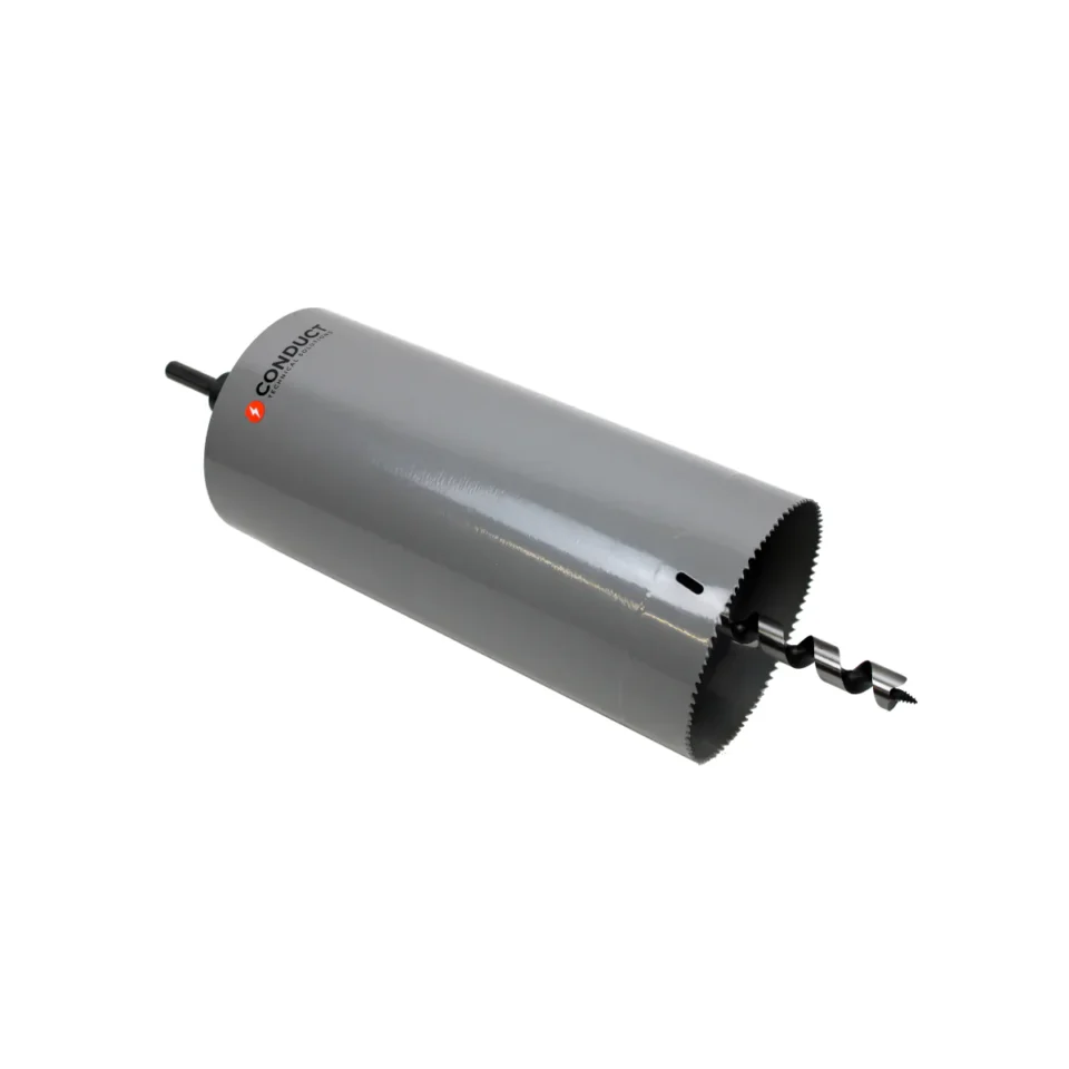 Conduct PVTB152 PVtube Bohrer inklusive Adapter und Vorbohrer, ø 152 mm