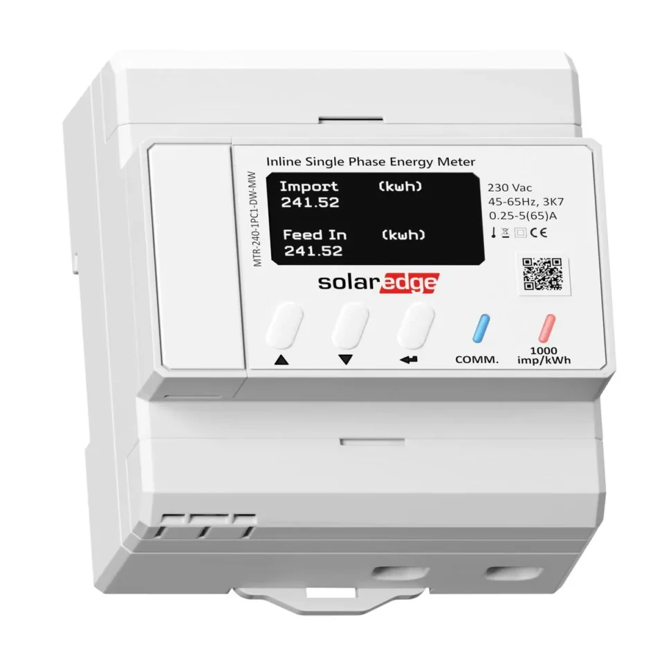 SolarEdge MTR-240-3PC1-D-A-MW Inline-Energiezähler mit Energienetz, 1PH/3PH 230/400 V, 65 A