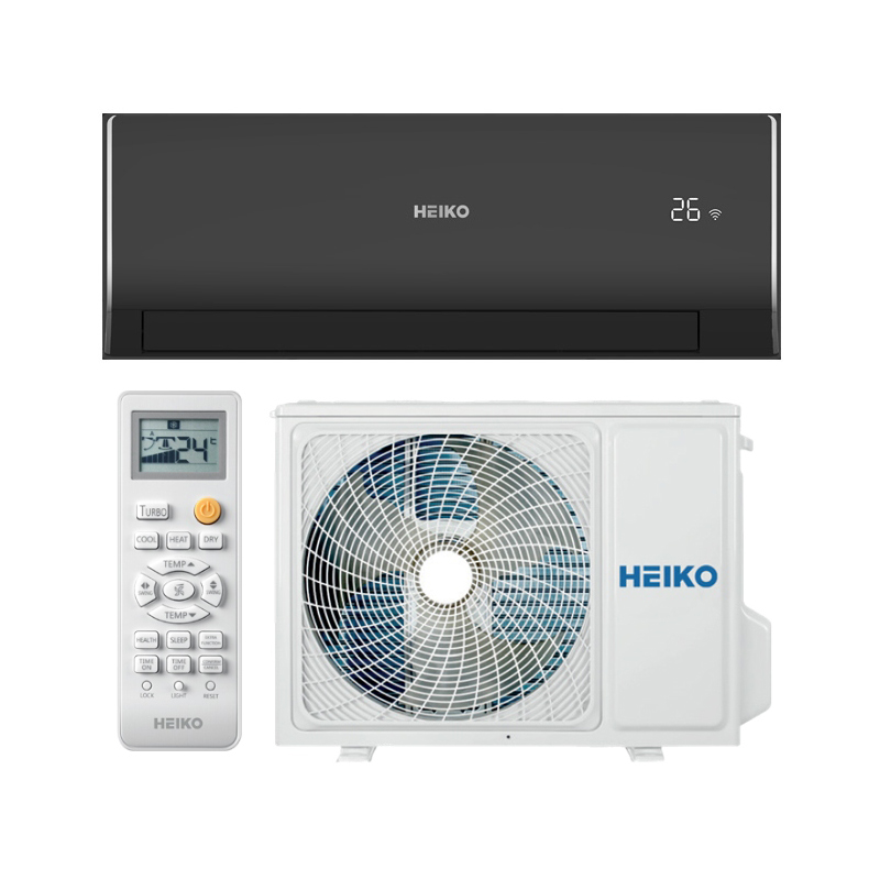 Heiko JS035-RBJZ035-R1 ROSA 3,2 kW Wand-Klimagerät schwarz