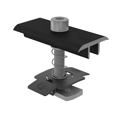 K2 2004619 XS Clamp MC Black Set 30 Modulmittelklemmen XS Set, 30 mm, schwarz eloxiert
