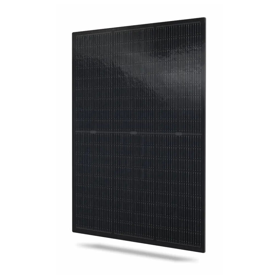 SoliTek GG-B-B.108/435W PV Modul Solid 435 Wp Frameless Glass/Glass Komplett Schwarz DIBt abZ aBG Z Überkopfverglasung