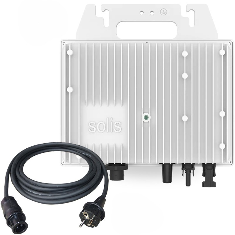 Solis S6-GR1P0.8K-UM S6 Ultra Mini 800 W Einphasiger Mikro-Wechselrichter inkl. Kabel