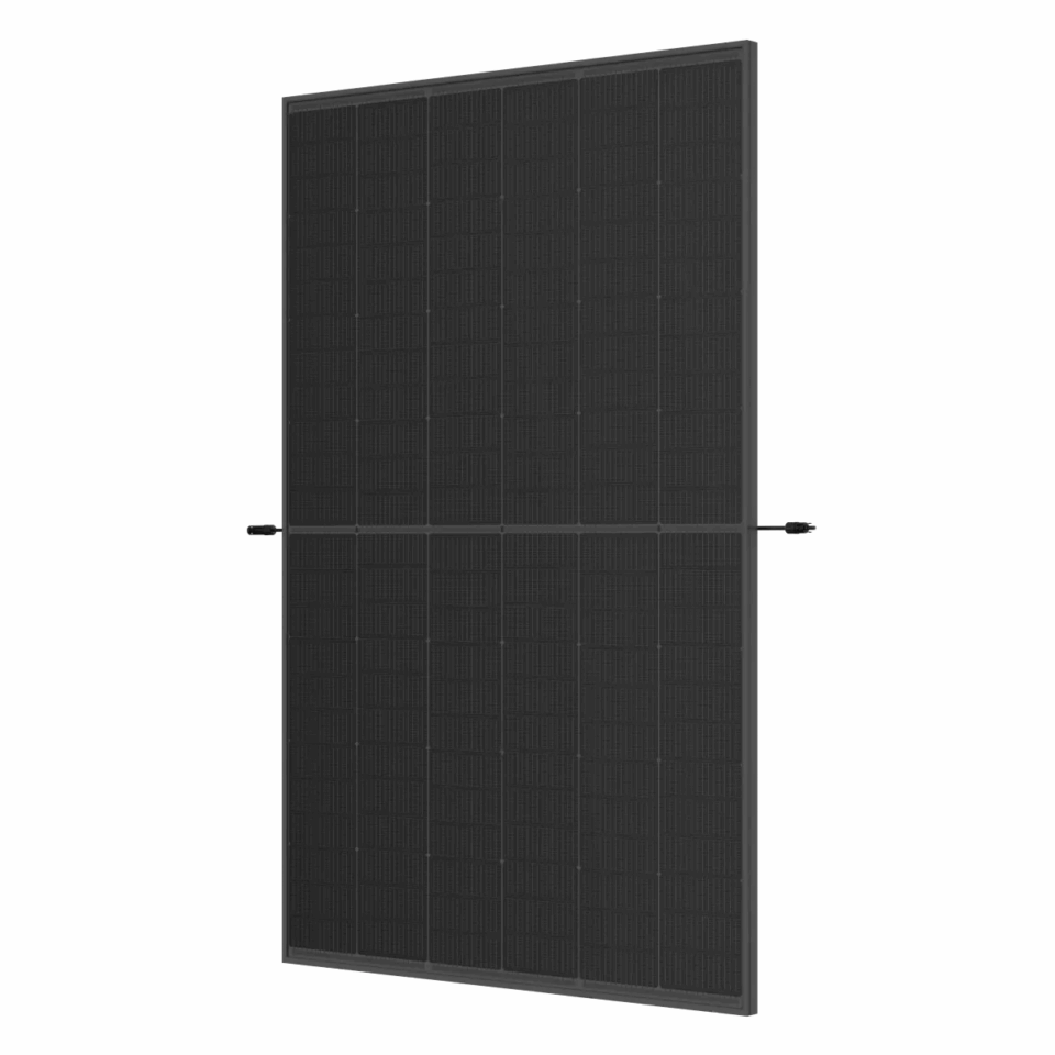 Trina TSM-450-NEG9R.25 Vertex S+ N-Type Doppelglas 450 Wp - Triple-Cut 1.500V Komplett schwarzes Solarmodul