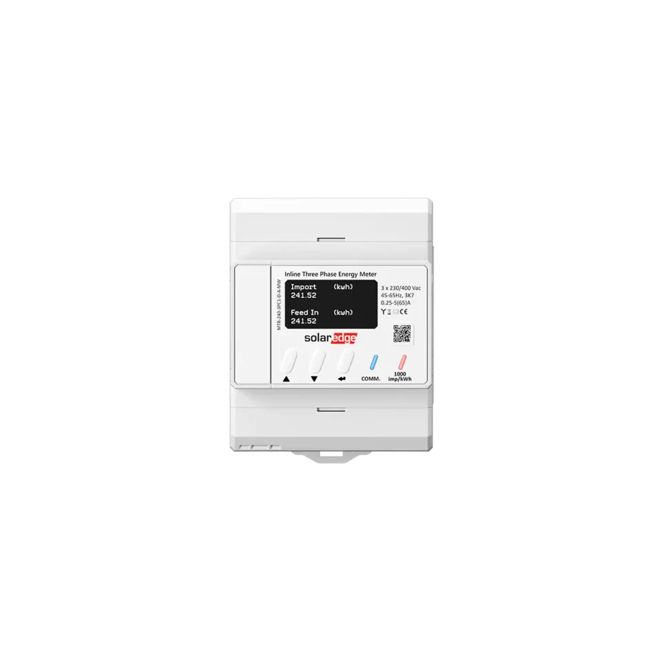 SolarEdge MTR-240-3PC1-D-A-MW Inline-Energiezähler mit Energienetz, 1PH/3PH 230/400 V, 65 A