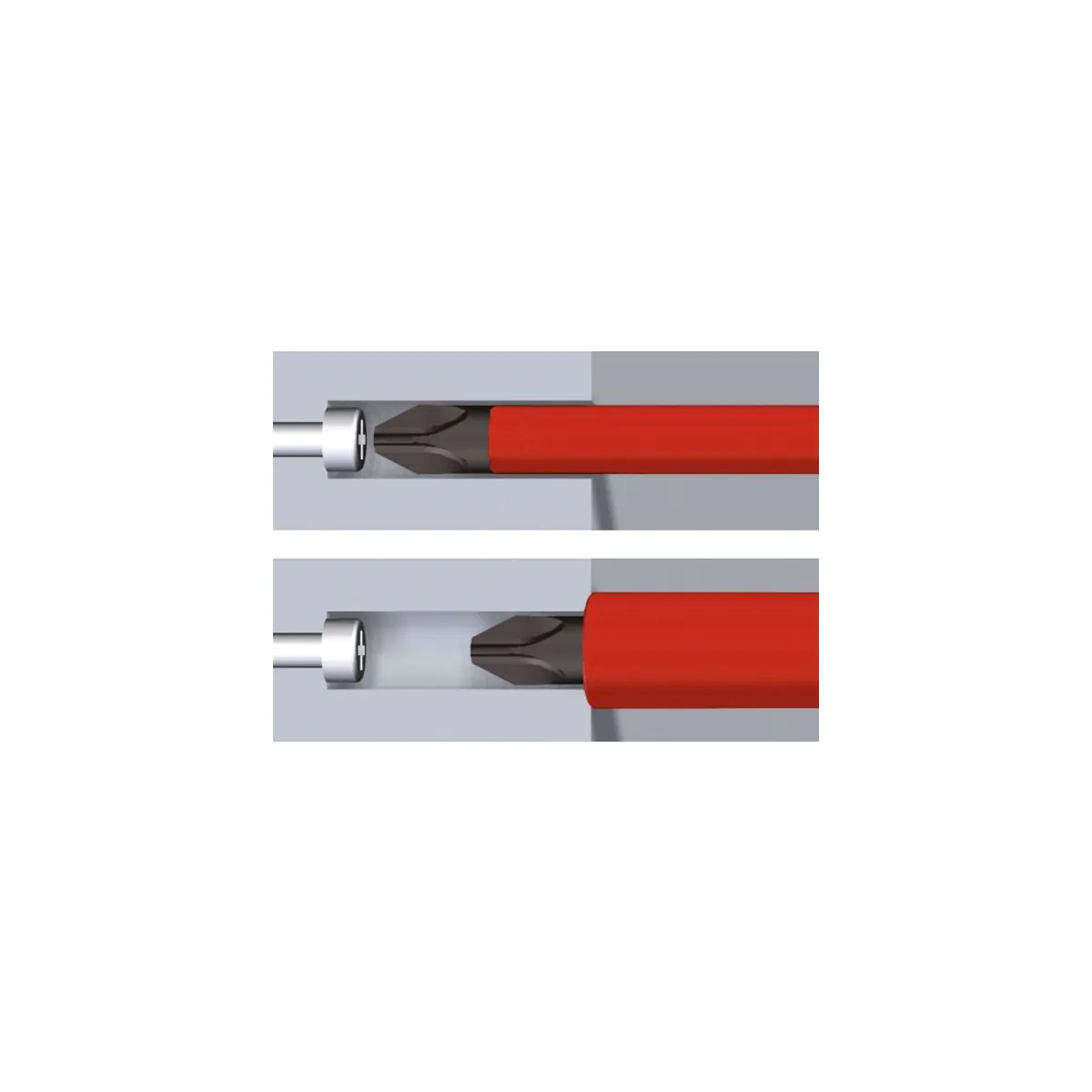 WIHA SoftFinish Electric slimFix Xeno Schraubendreher 3281 SL/PZ2x100 22036330